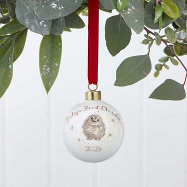 Wrendale Designs Baby's First Christmas Bauble